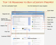 uCertify 77-605 MCAS: Microsoft Office A screenshot